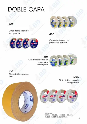 Página 12 del catálogo de BD Empaques