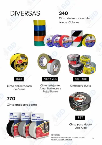 Página 14 del catálogo de BD Empaques