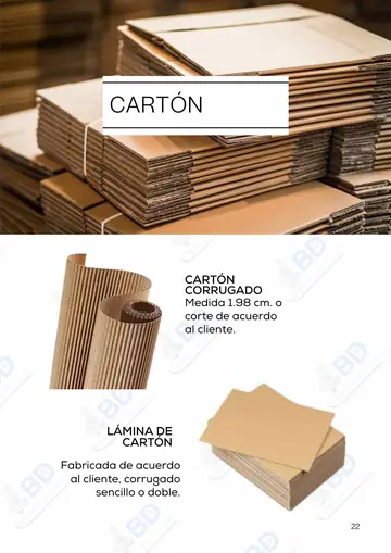 Página 23 del catálogo de BD Empaques